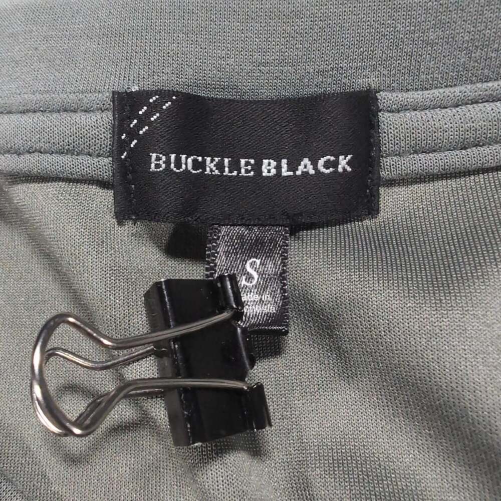 Buckle Black Grey Crewneck Sweatshirt - Picture 2 of 6